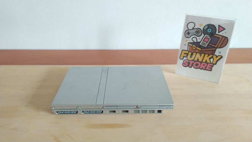PlayStation 2 Slim Silver Completa