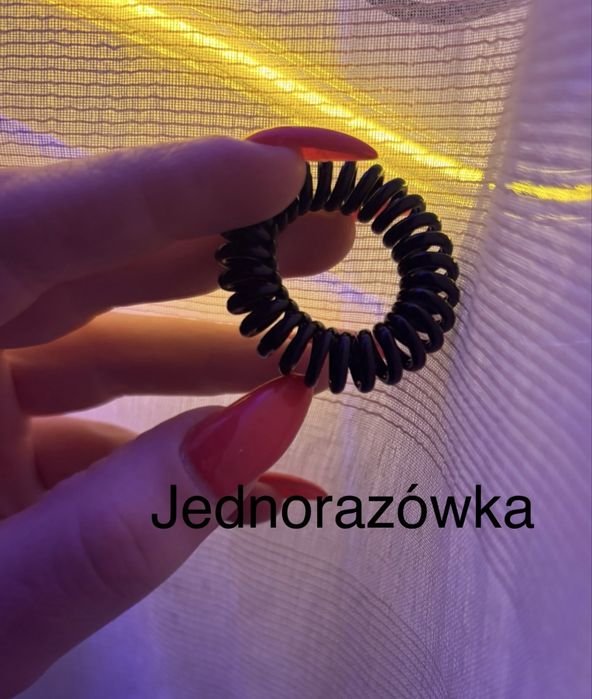 Jednorazowka gumka do wlosow