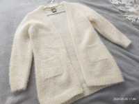Sweterek dla dziewczynki kardigan na komunie chrzciny wesele R116 cm