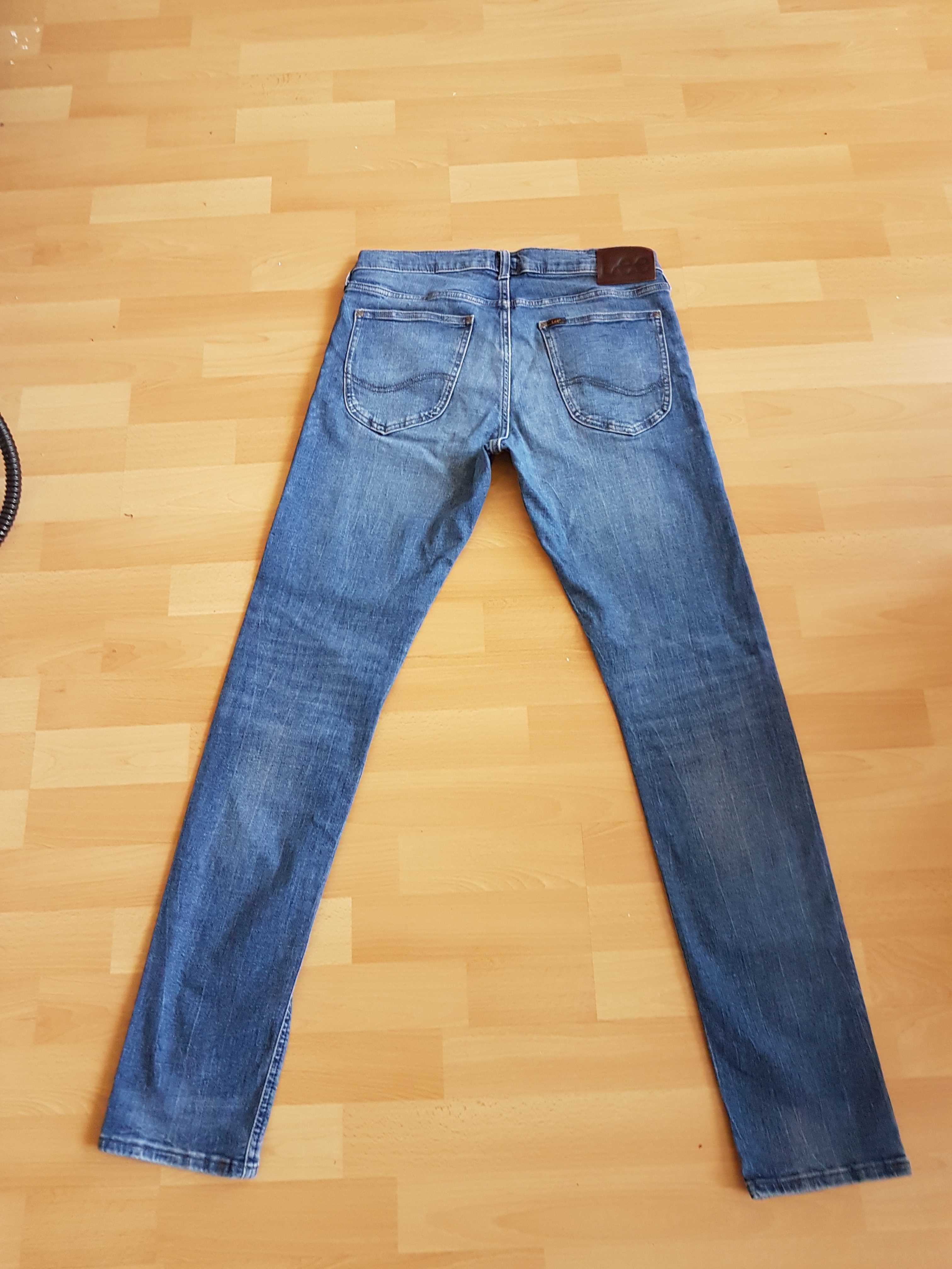 Lee LUKE W32 L34 jeansy spodnie jeansowe skinny slim rurki 32/34