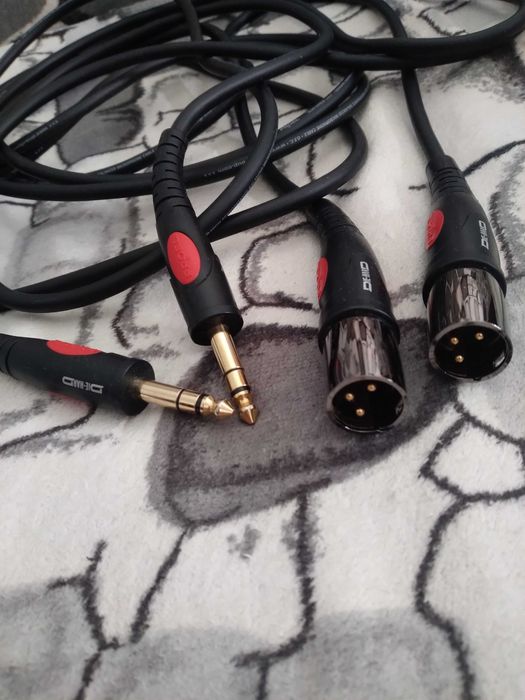 2 kable PROEL DIE-HARD jack 6,3 mm - XLR