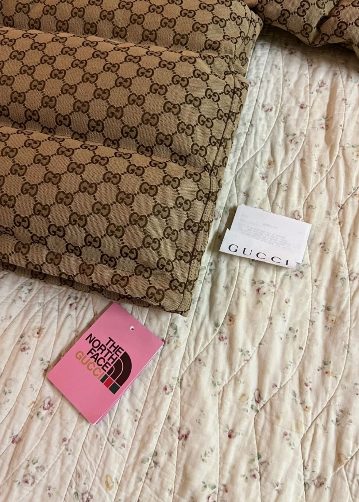 Оригинальный пуховик THE NORTH FACE x GUCCI