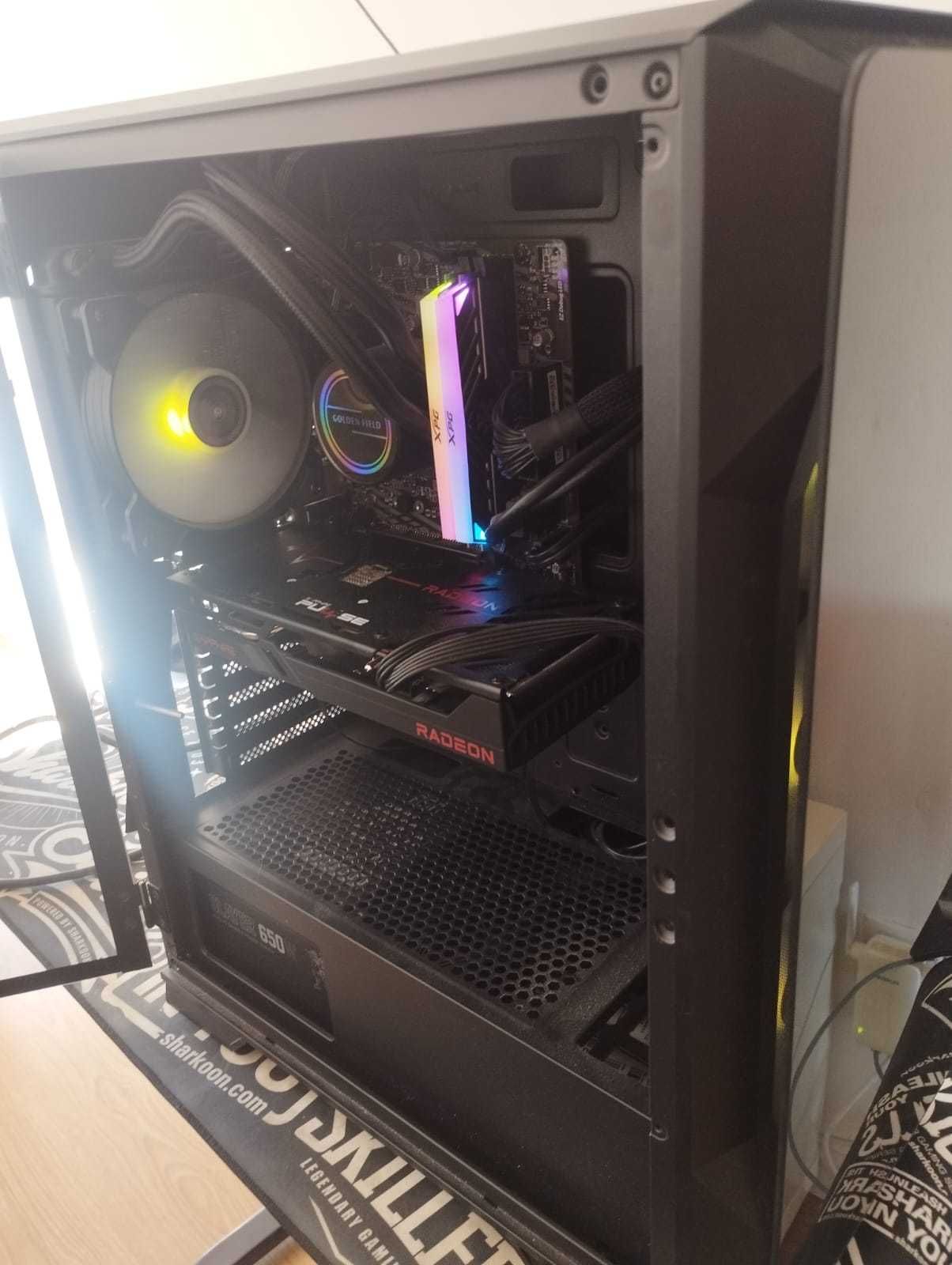 Negociável - Vendo PC GAMING I5 10600K - 16GB - RX6600XT 8G