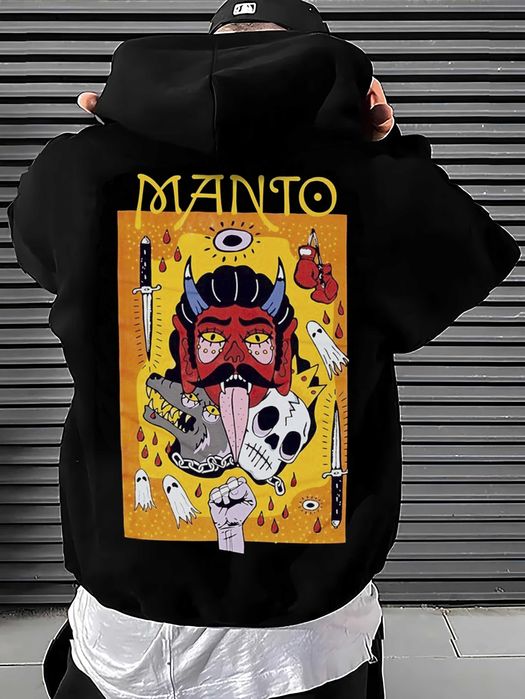С М Л ХЛ » Худи MANTO Society » Биг Лого Принт » Кофта зипка МАНТО