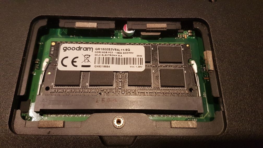 GoodRam 8GB DDR3 laptopowa ramy ram