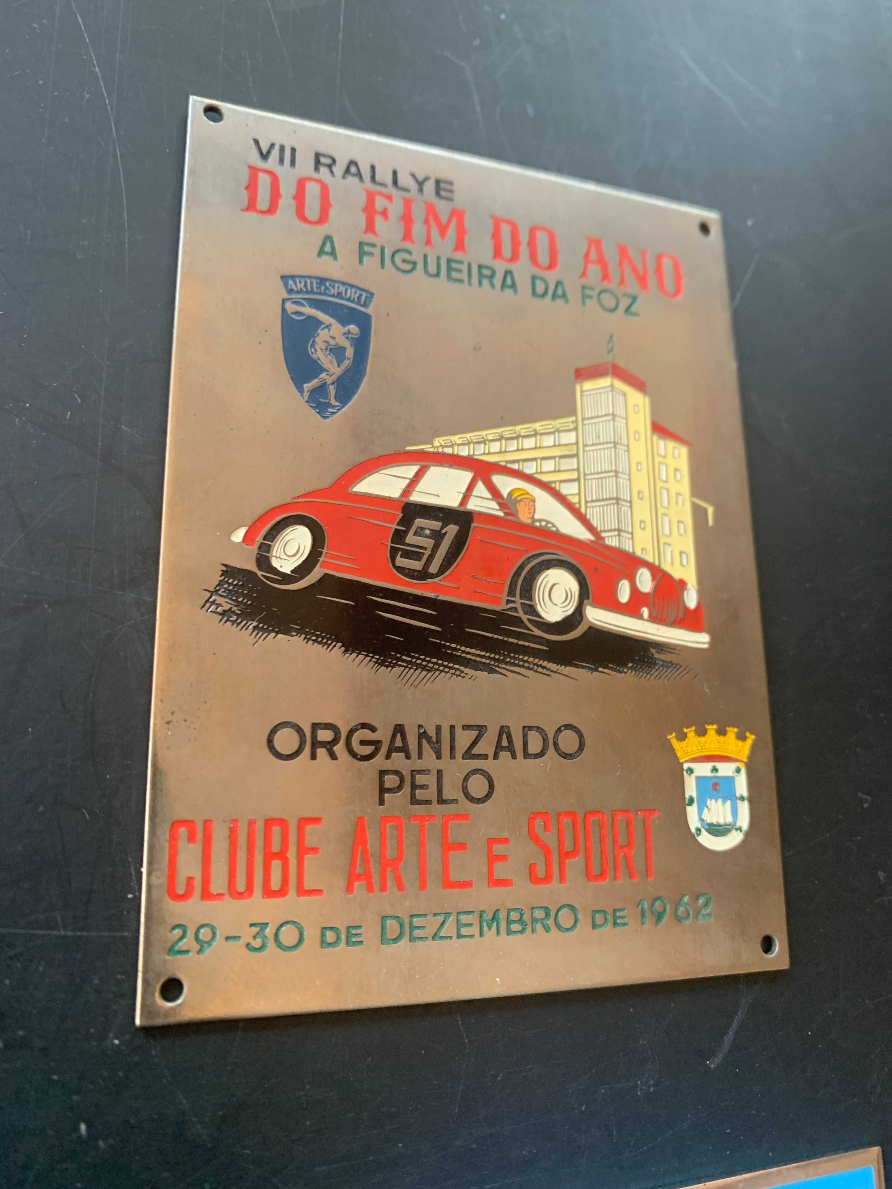 chapas/placas classicos rallye