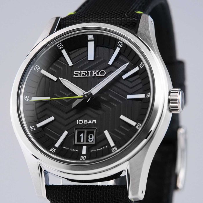 Оригинал! Часы мужские Seiko Big Date SUR517P1 годинник Sapphire 100М