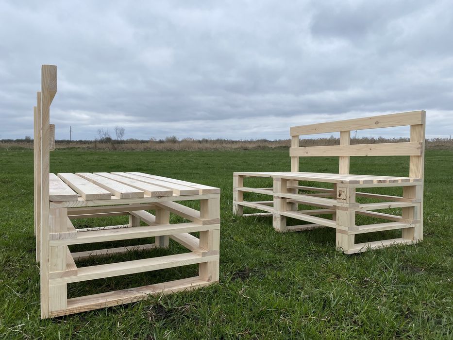 Садові меблі для відпочинку , лавочки з паллет, дивани з піддонів