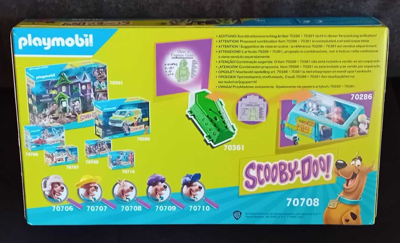 Playmobil-Scooby-Doo, zestaw klocki-figurki ruchome/kod zestawu: 70708