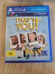 Thats you / To jesteś Ty ps4