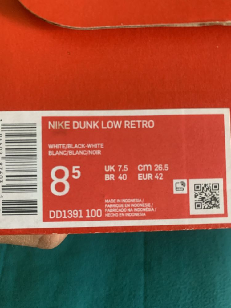 Nike dunk panda originais