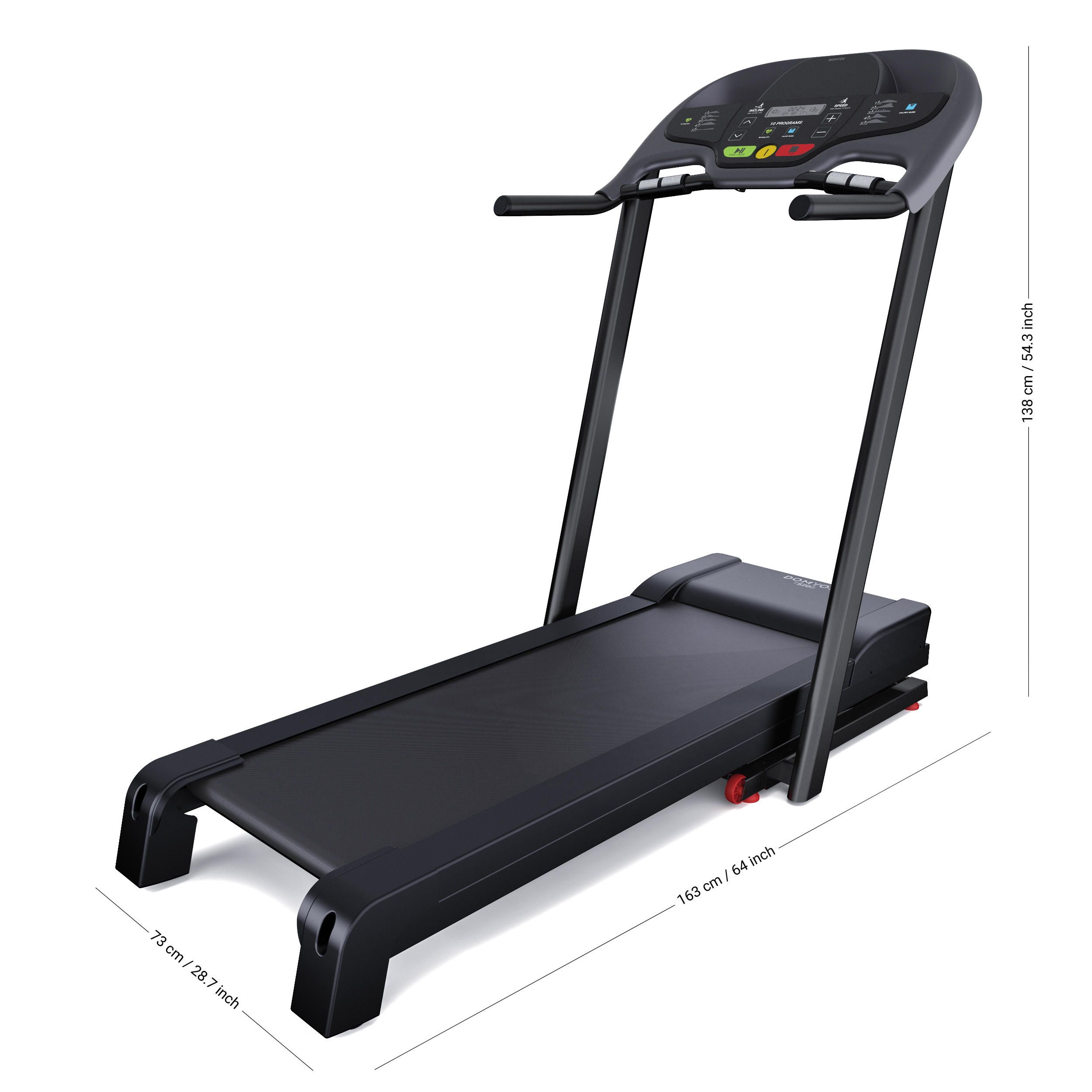 Passadeira de Corrida T520B Conforto, 13 km/h, 43x121cm