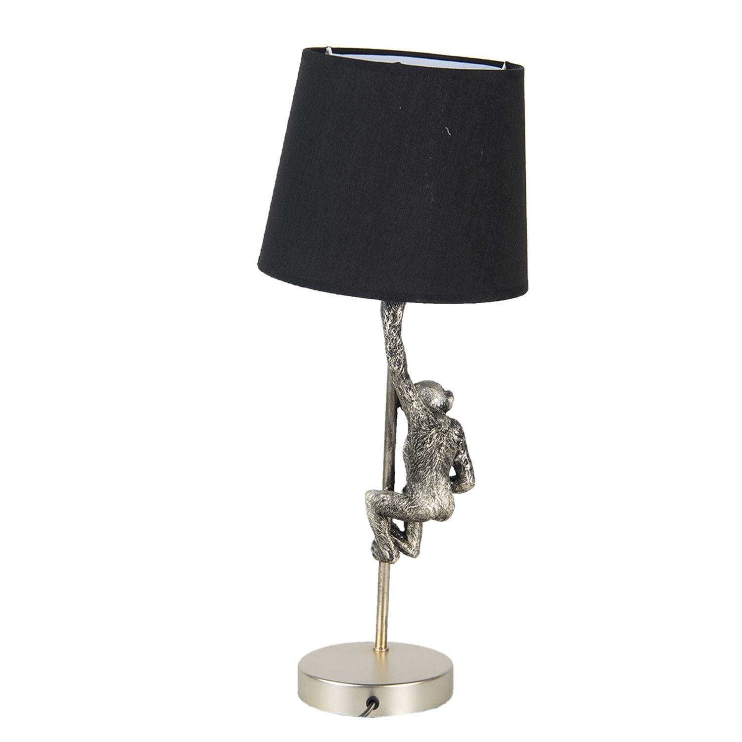 Lampa stołowa z małpką wys. 49cm. 6LMC0049