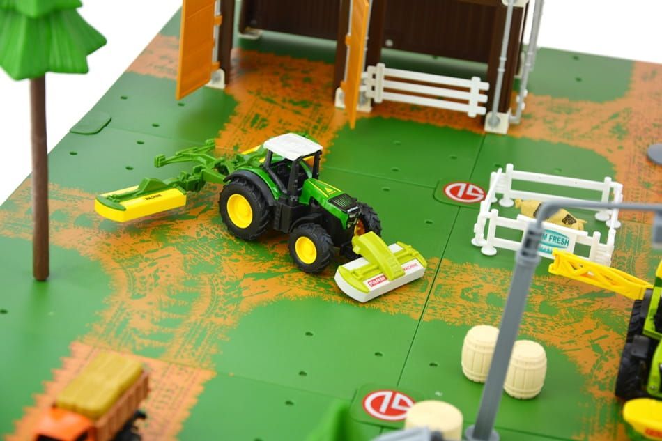 Zestaw Farma Xxl Gospodarstwo  Makieta 192El pojazdy rolnicze zwuerzęt
