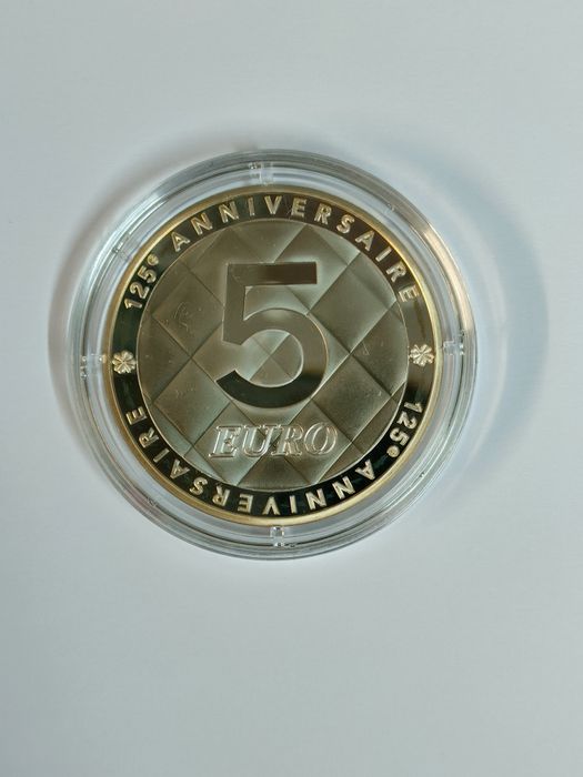 França/ Moeda 5 euros - 2008/ Coco Chanel/ Prata PROOF
