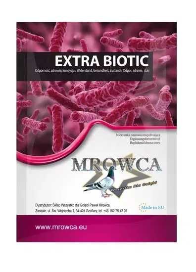 Mrowca ExtraBiotic Probiotyk dla Gołębi 30 szt