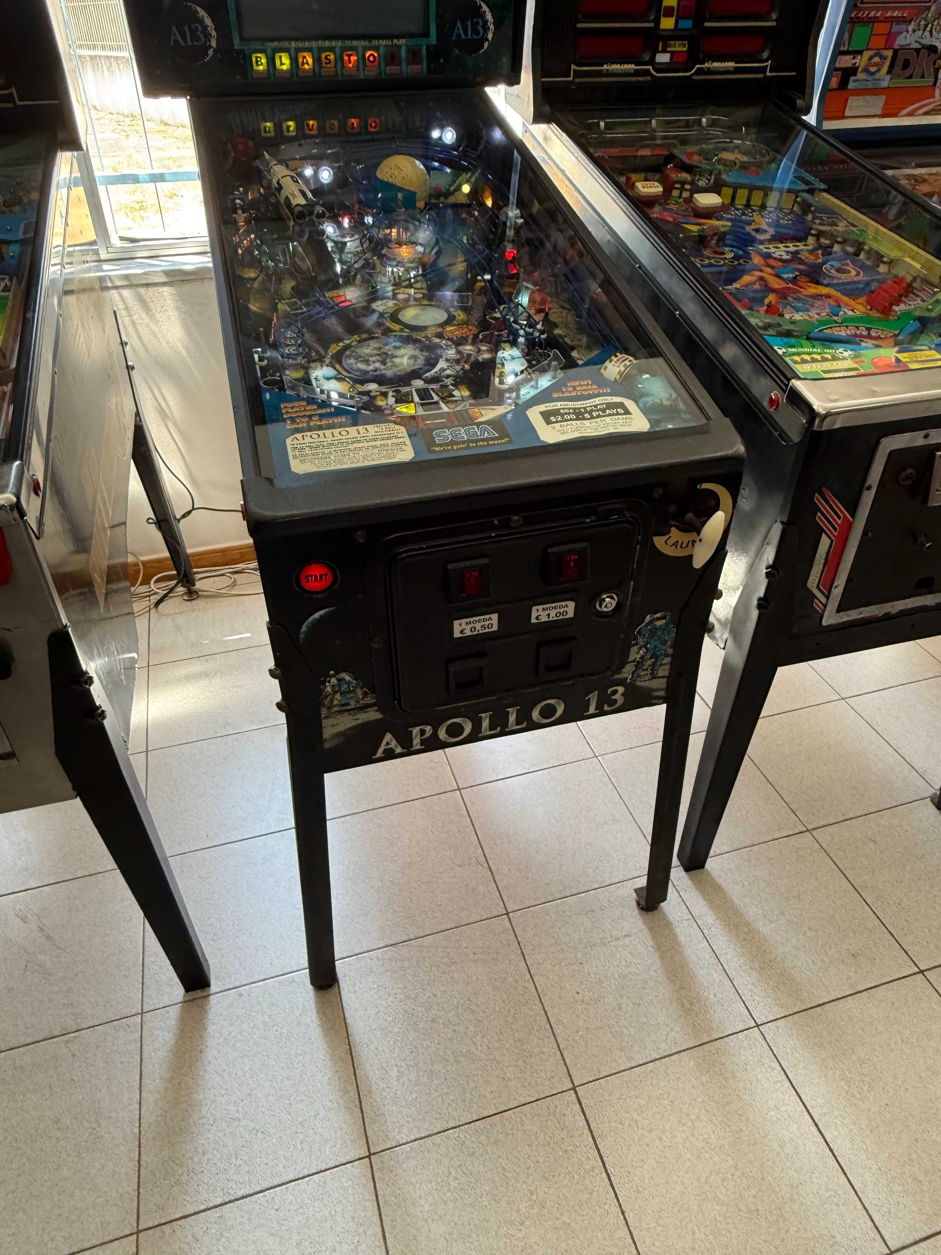Flipper Temático Apollo 13 – Pronto a Jogar, Excelente Oportunidade