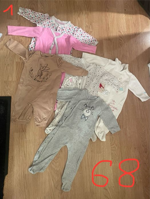 Ciuszki/ubranka niemowlęce r.68