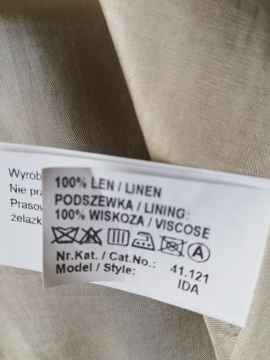 Marynarka+ spodnie len Tatuum 38