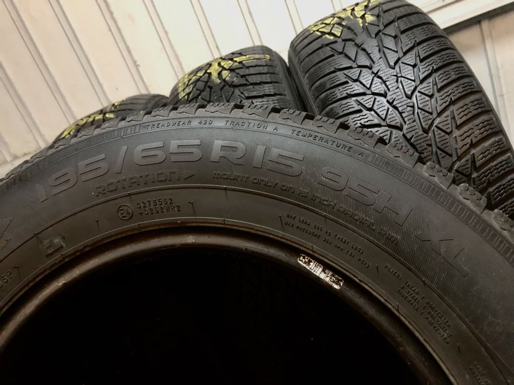 195 65 r15 NOKIAN Winter M+S opony zimowe wzmacniane ExtraLoad XL 4szt