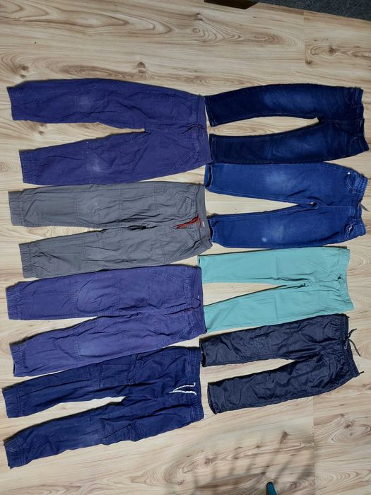 Paczka spodnie dla chłopięca 122-128 cm