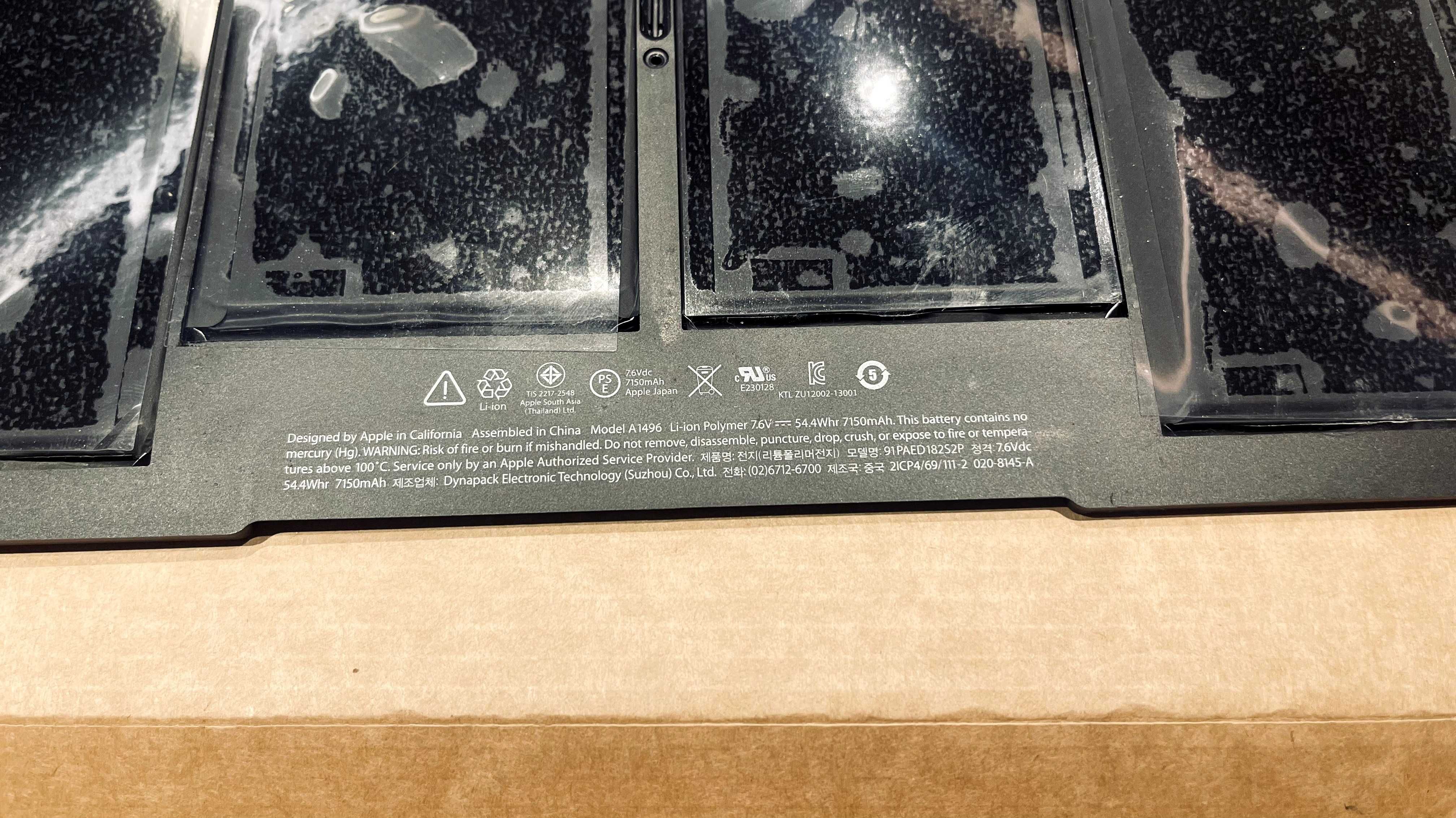 Bateria do laptopa MacBook Air oryginał litowo-polimer 7150 mAh Apple