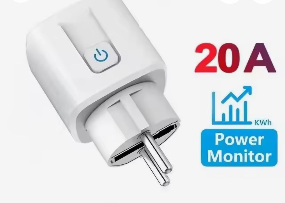 Wi-fi Розумна розетка 20А