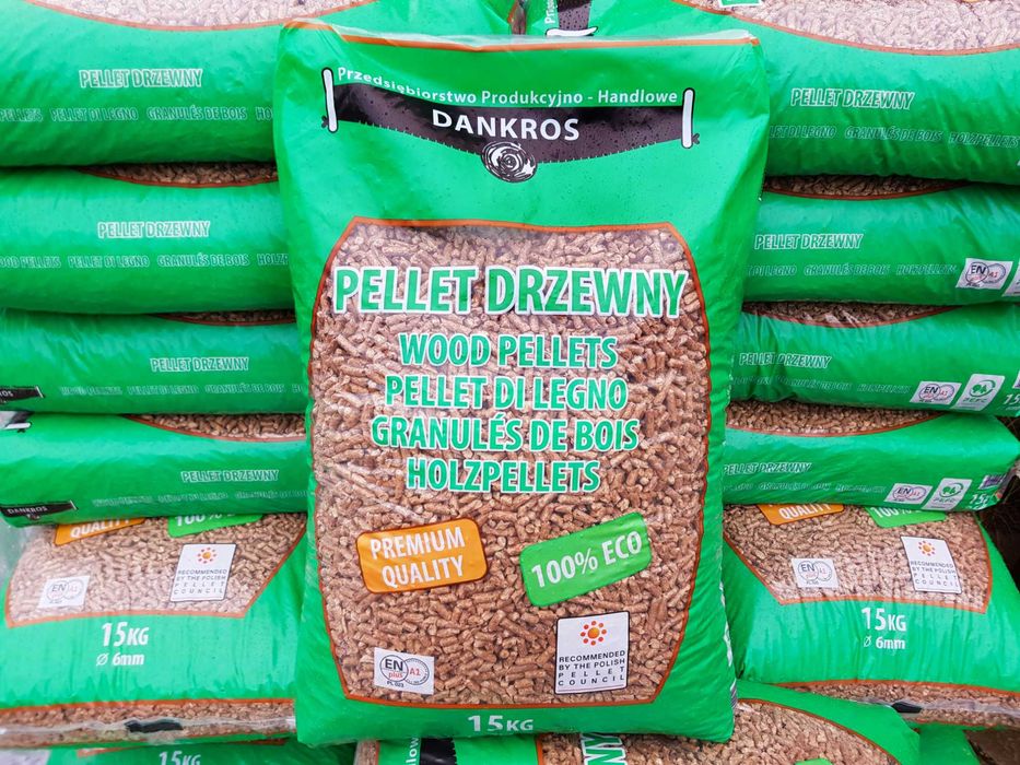 Pellet Dankros A1 dowóz Śląsk dowóz certyfikat pelet Tarnowskie Góry