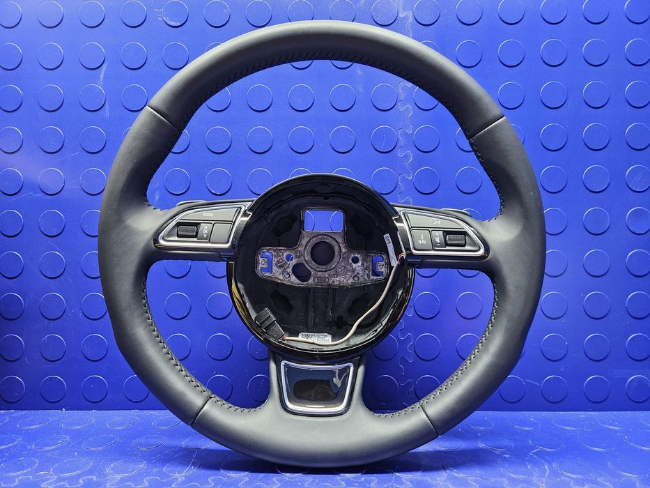 KIEROWNICA skórzana multifunkcyjna AUDI A5 8T A4 B8 lift łopatki OEM