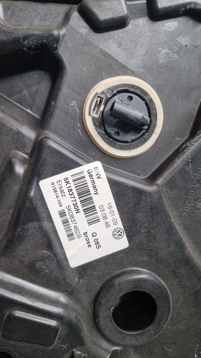 Elevador e motor do vidro dianteiro direito VWGolf VI