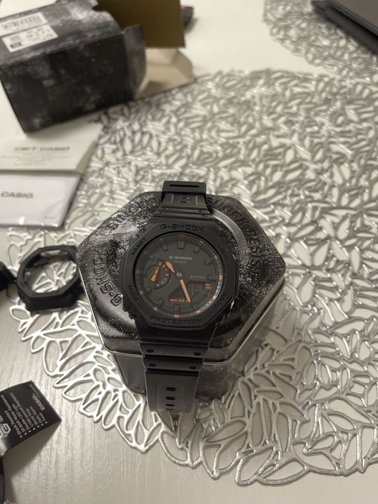 годиник Casio ga-2100 черний