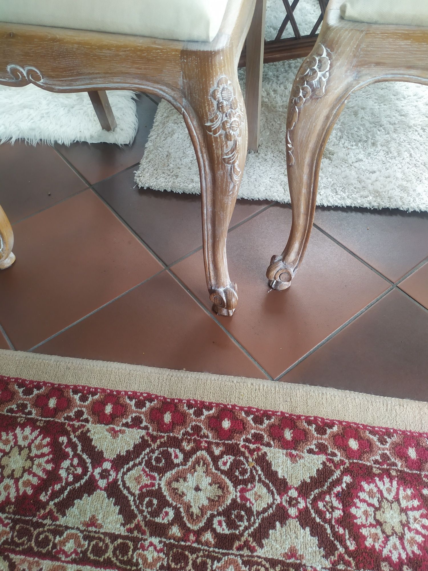 Sprzedam dębowe ludwikowskie krzesła