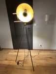 Lampa stojąca podłogowa trójnóg reflektor retro