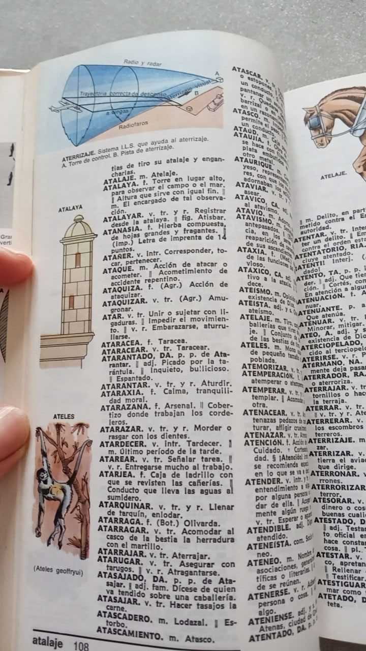 Diccionario Escolar Sopena Color 1977