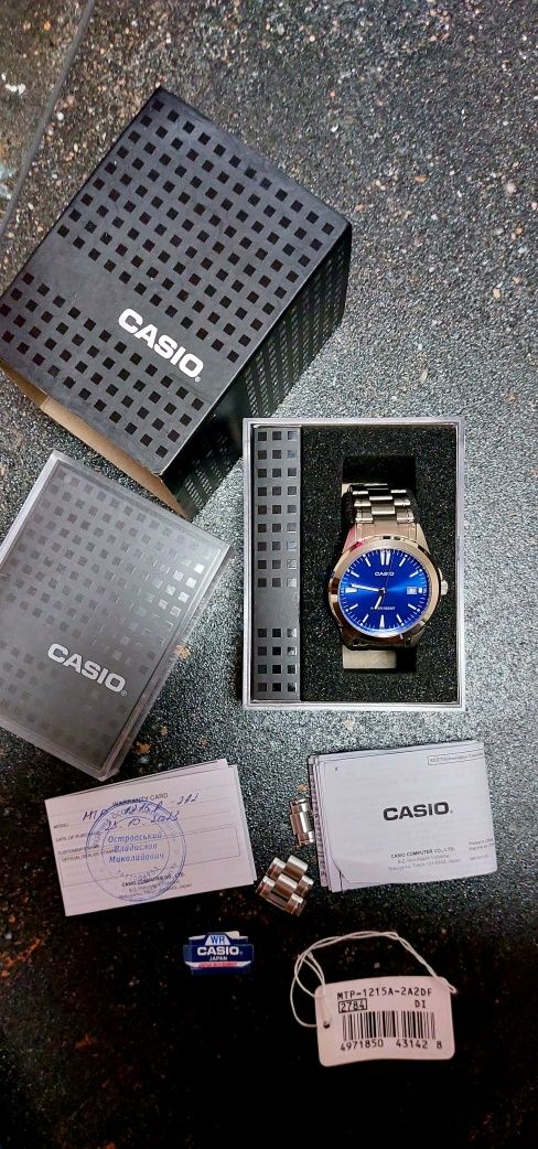 Годинник Casio MTP-1215a | НОВИЙ | Гарантія 2 роки |