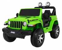 Jeep Wrangler Rubicon Na Akumulator Dla Dzieci Zielony Pilot Radio Eva