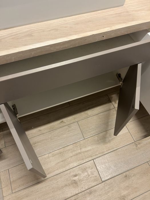 Szafka pod umywalke taupe, blum, egger