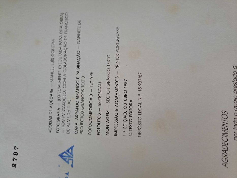 Coisas de Açucar - Manuel Luís Goucha / Homem Cardoso