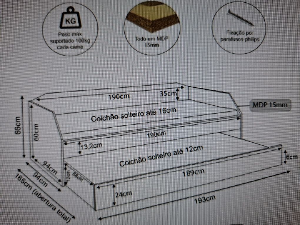 Sofá  cama,dupla ou de casal.
