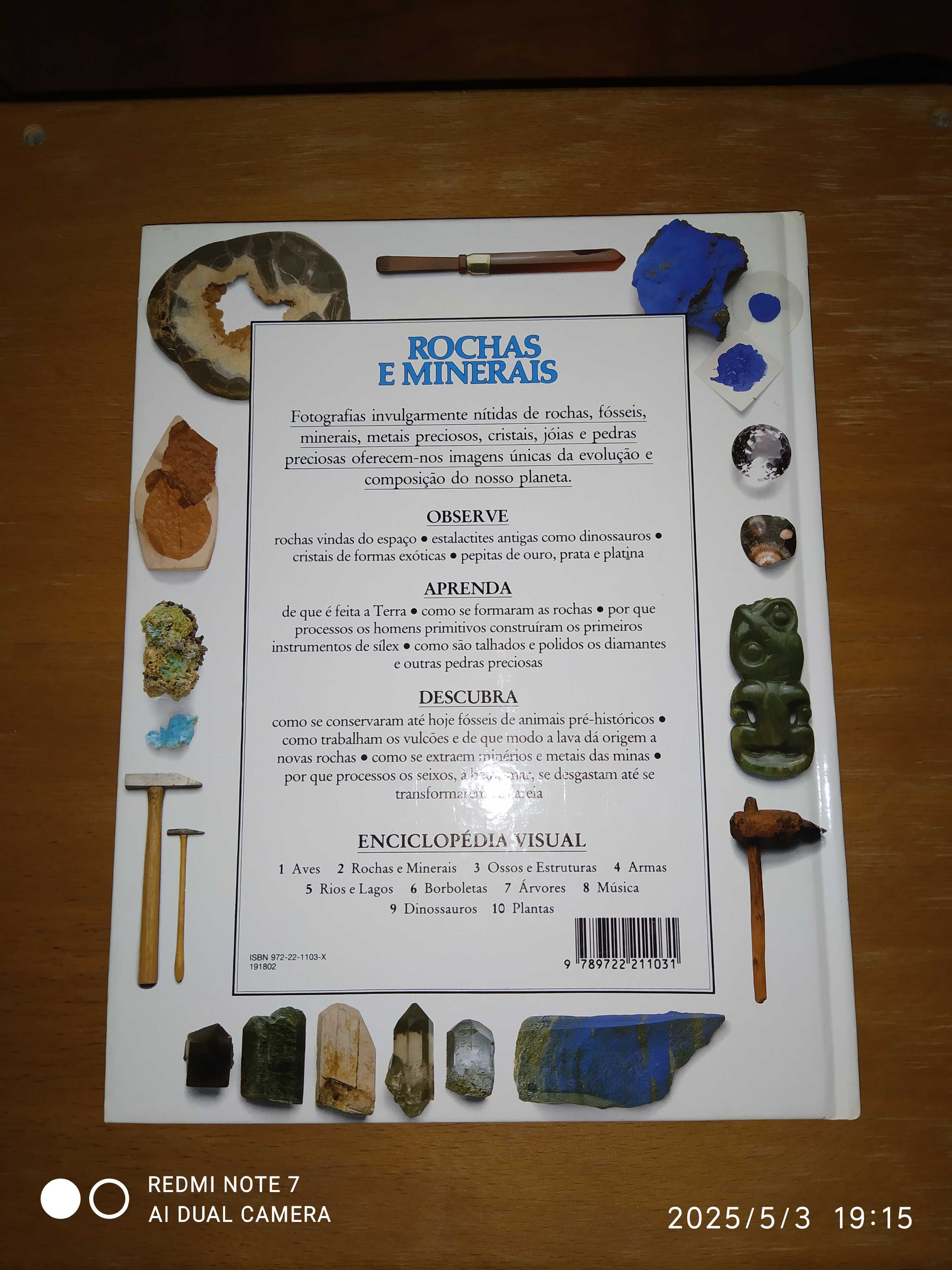 ## livro Rochas E Minerais enciclopédia visual editora verbo ##