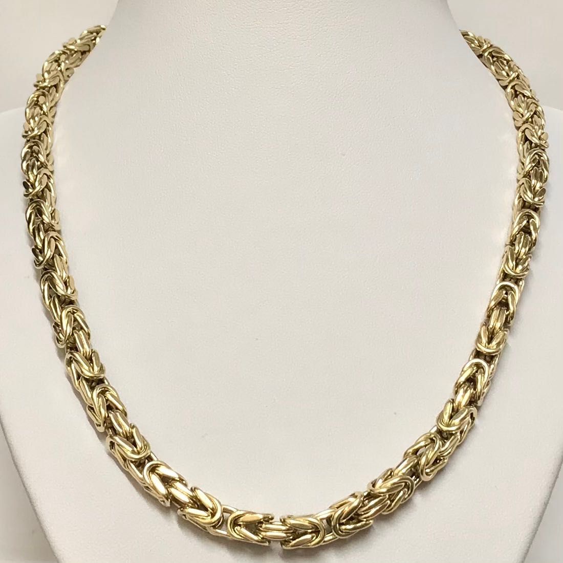 Złoty ŁAŃCUSZEK męski 14K KRÓLEWSKI splot CUD 66cm