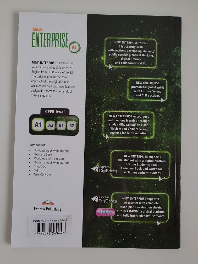 Podręcznik new enterprise a1 student's book