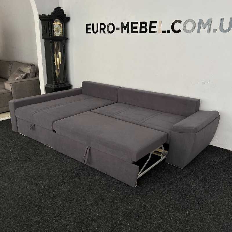 Новий розкладний диван кутовий в тканині купити
