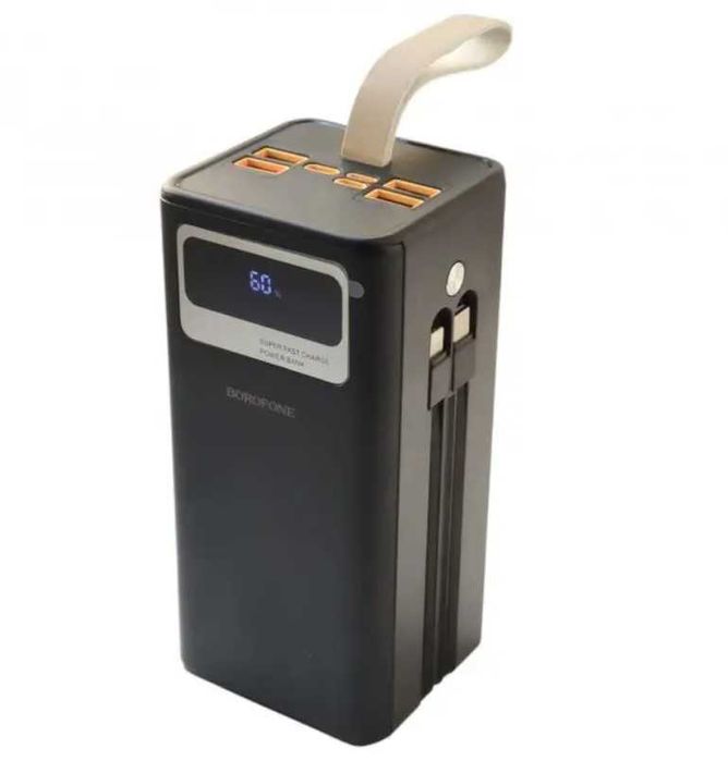 Power Bank зарядне BOROFONE DBT-35B на 50000 mAh LED лампа + кабелі
