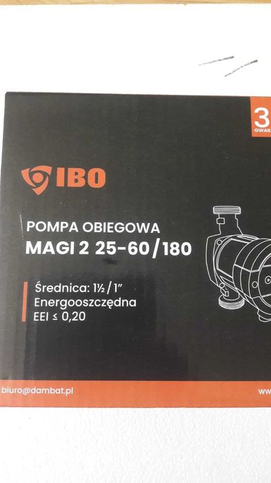 Pompa obiegowa MAGI 2 25/60 180 IBO