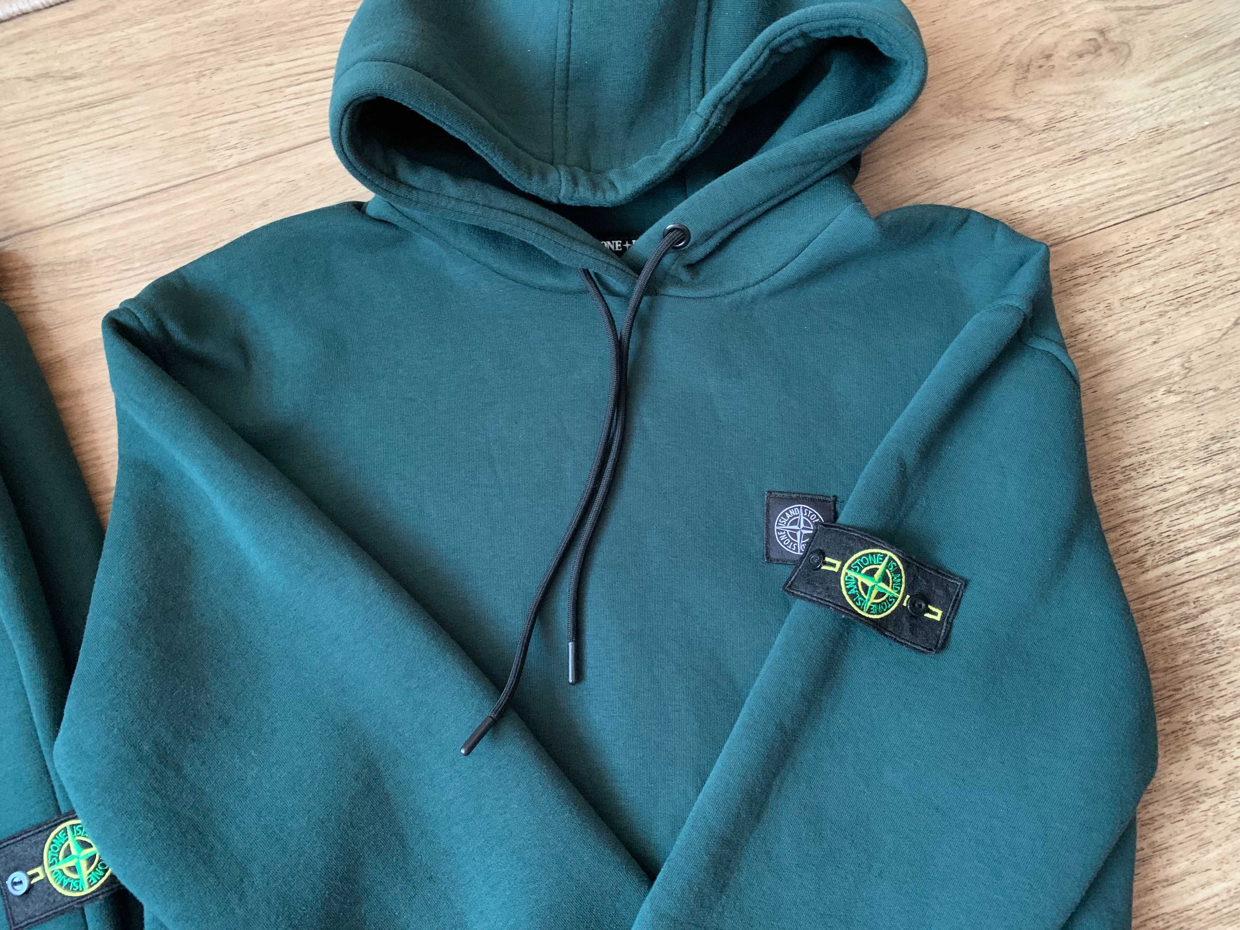 сортивный мужской костюм теплый Stone Island