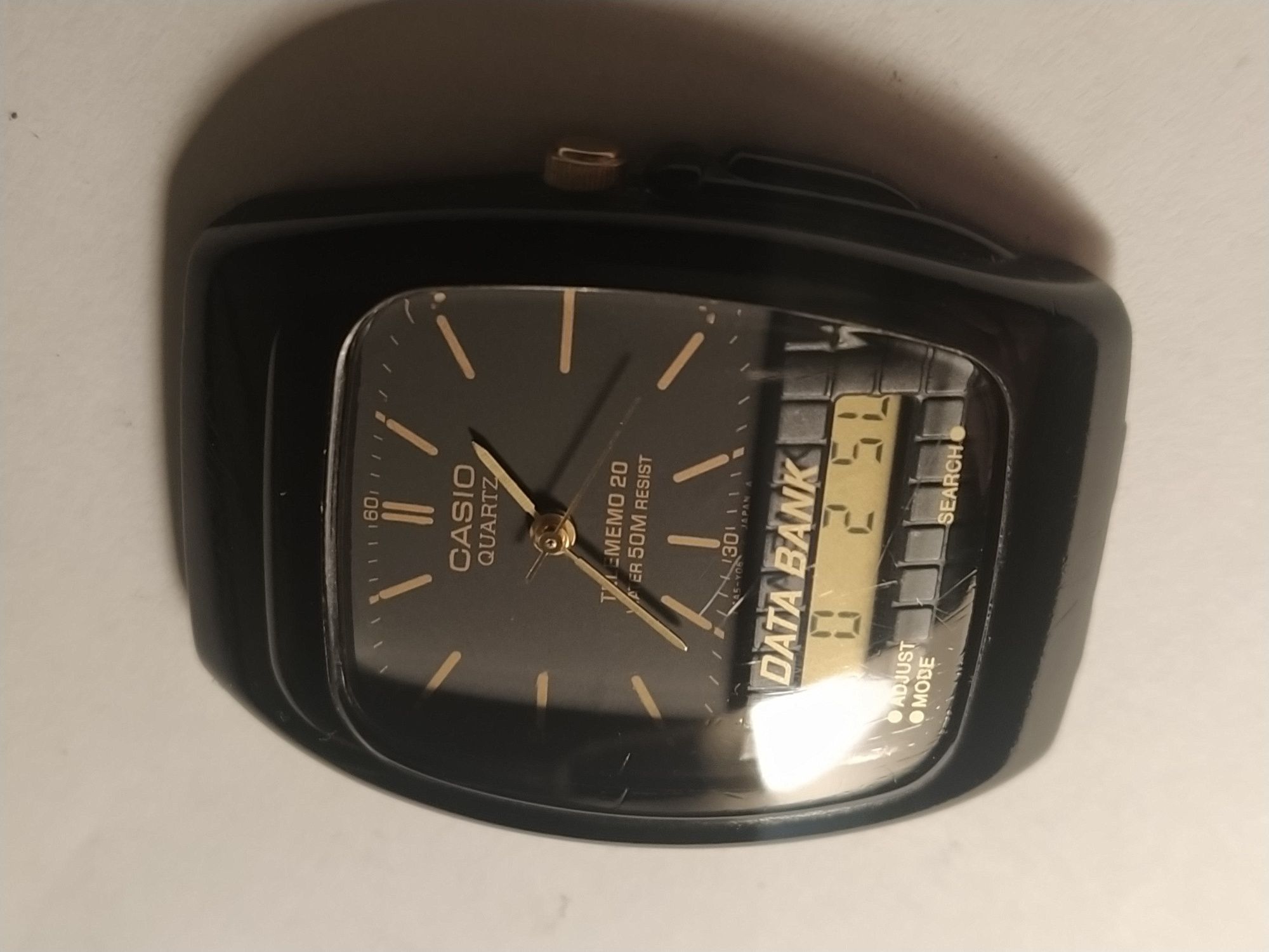 Zegarek CASIO 344 AB-30W.Data Bank Tele Memo.93 r.Stan Idealny!