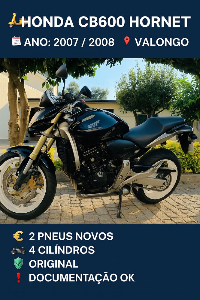 CB600 HORNET como Nova