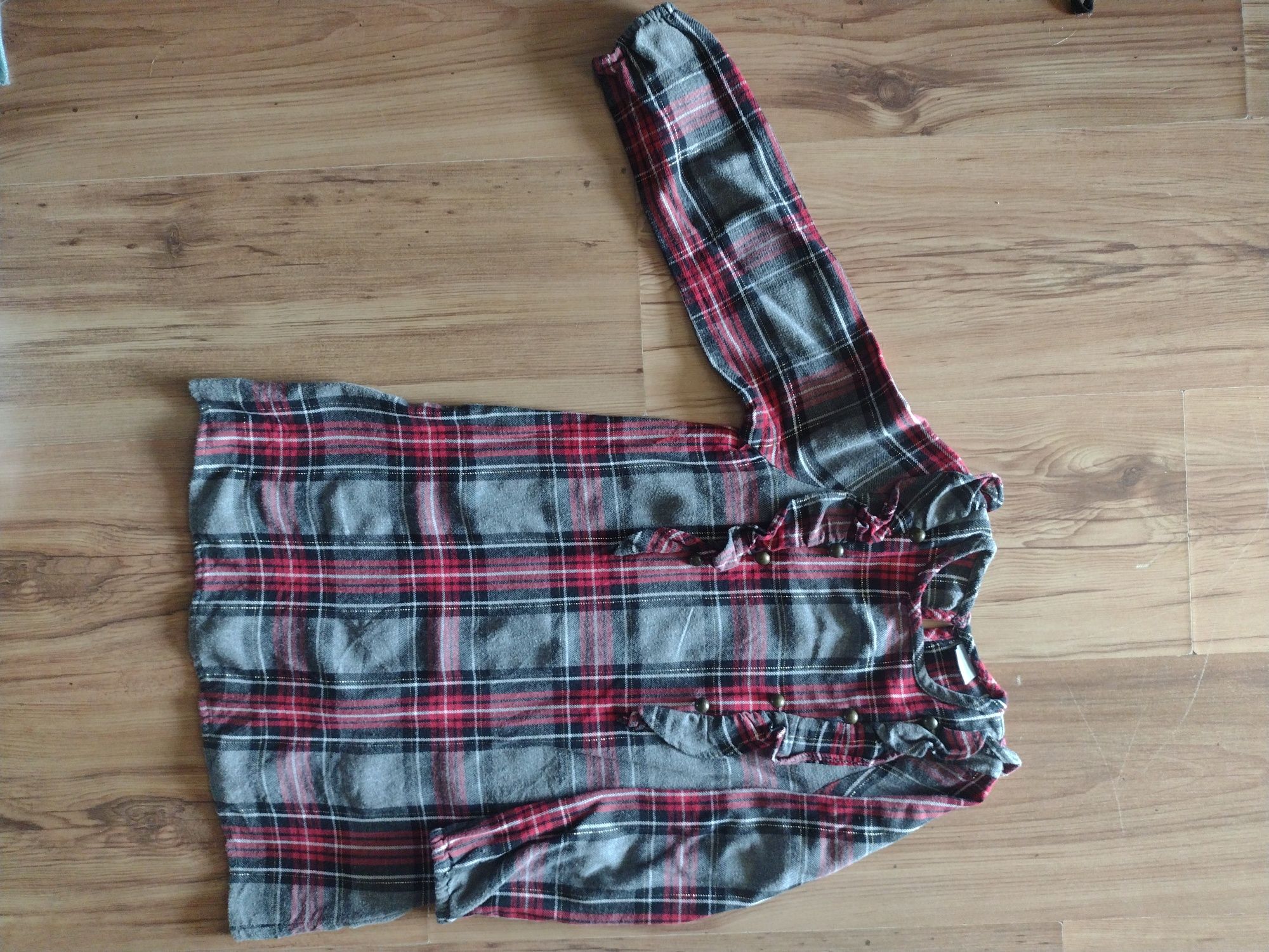 Flanelowa sukienka next 110cm
