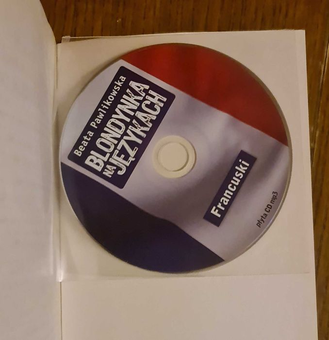 Blondynka na językach FRANCUSKI Kurs językowy książka + mp3 Nowa